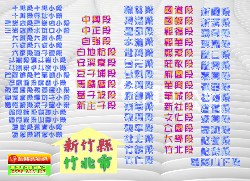 新竹縣竹北市農地道路用地土地買賣-土地買賣，公設地買賣，建地買賣，農地買賣，不動產貸款-呈陽建設開發有限公司