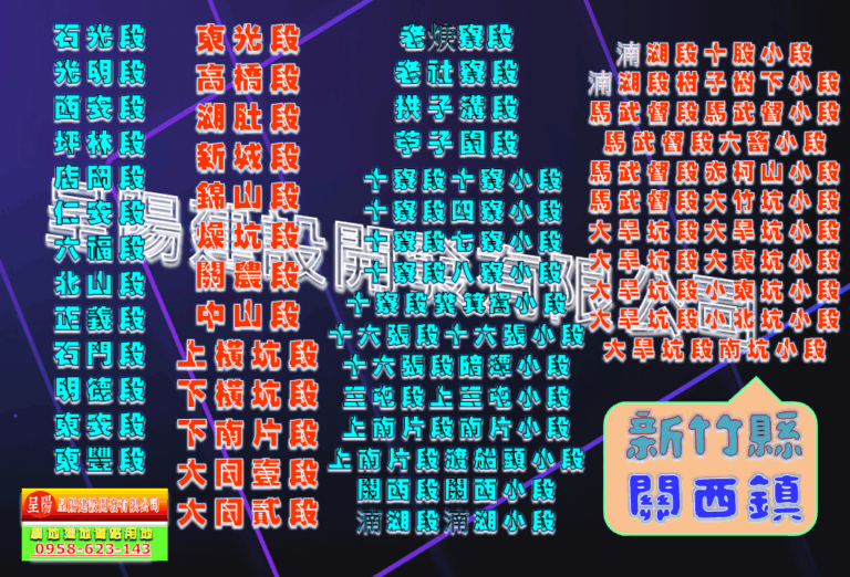 新竹縣關西鎮農地道路用地土地買賣-土地買賣，公設地買賣，建地買賣，農地買賣-呈陽建設開發有限公司
